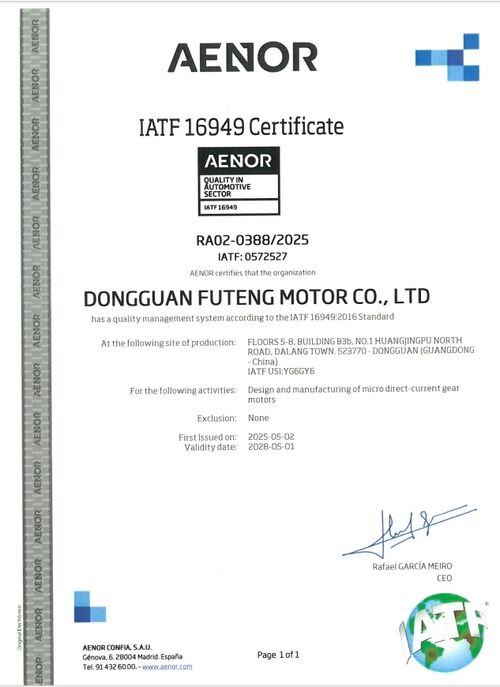 Latest company news about IATF1949 automotive industry quality management system certification