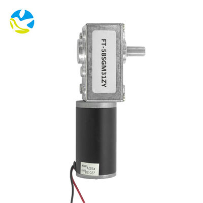 Good price FT-58SGM31ZY DC Worm Gear Motor 12V 24V Reducer Gear Box Motor For  Home Appliances online