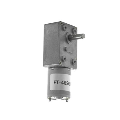 Harga yang bagus FT-46SGM370 Self Locking DC Motor 6V 12V 24V 2-1000rpm Torsi Tinggi Worm Gear Motor on line