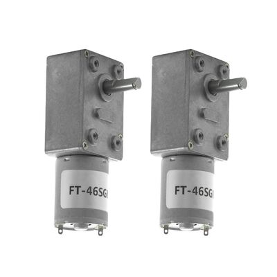 Goede prijs High Torque DC Worm Gear Motor 6v 12v 24v 46x32mm Voor openbare fietssloten online