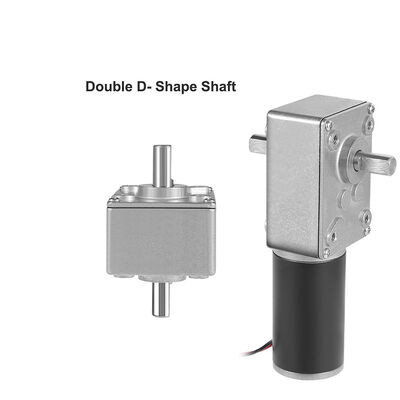 قیمت خوب موتور دو شاخه DC Worm Gear 12V 24V برای تجهیزات هوشمند آنلاین