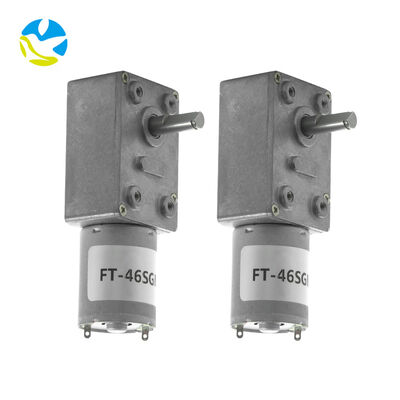 Good price FT-46SGM370 High Torque Slow Rpm Electric Motor 12v 24v Dc Worm Gear Motor online
