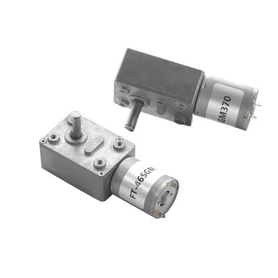 Dobra cena. FT-46SGM370 powolny obrót 2-500 obrótów / min Duży moment obrotowy DC Worm Gear Motor dla robotów w Internecie