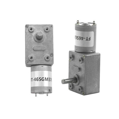 Guter Preis Kundenspezifischer FT-46SGM370 Schneckengetriebemotor mit niedriger Drehzahl und hohem Drehmoment, 6V 12V 24V Bürsten-Gleichstrommotor Online