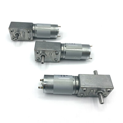 Buen precio Motor eléctrico de ángulo recto de doble eje con reducción de engranajes helicoidales CC FT-46SGM395 12V 24V personalizado en línea
