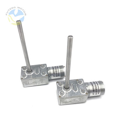Harga yang bagus Pabrik Futeng Grosir FT-46SGM370 46mm 24v Dc Micro Motor Worm Gear Dc Motor 6v 12v Worm Gearbox dengan 370 Motor on line