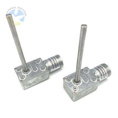 Harga yang bagus Pabrik Futeng Customized 12V 24V High Torque Worm Gearbox dengan Motor 370 on line