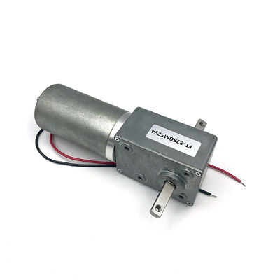 Buon prezzo FT-82SGM5294 Motoriduttore a vite senza fine brushless a doppio albero autobloccante DC 12v 24V per apparecchiature intelligenti in linea
