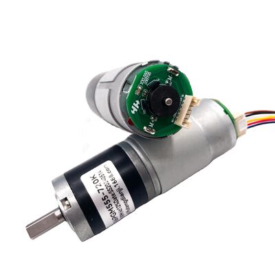 Buen precio Motorreductor planetario de 36 mm de diámetro con motor 555, personalizable de 3V a 24V, 2-1200RPM, con codificador Hall en línea