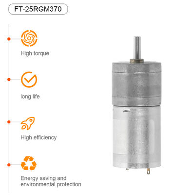 Bon prix FT-25RGM370 DC 12V 24V Moteur à engrenages droits brossé à couple élevé pour robots modèles en ligne
