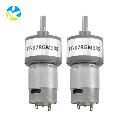 Goede prijs 37mm Versnellingsbak met 385 395 Motoren Hoge Snelheid 2-300 tpm 12V 24V DC Tandwielmotor online