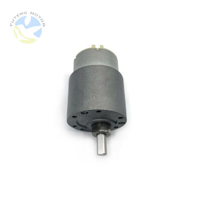 Guter Preis 37mm Hochdrehmoment 12V 24V kleiner DC-Motor runder Stirnradgetriebemotor für Haushaltsgeräte Sensor beliebt Online