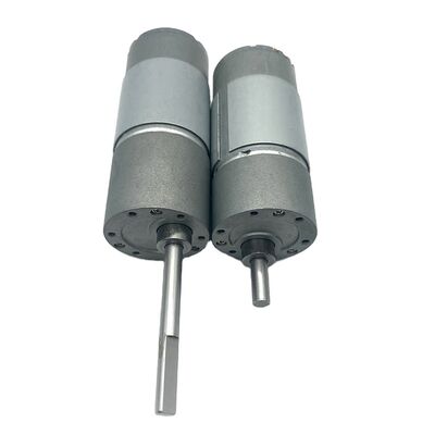 Buon prezzo Motore DC a spazzole con ingranaggi a magnete permanente da 37 mm ad alta coppia 12V 24V in linea