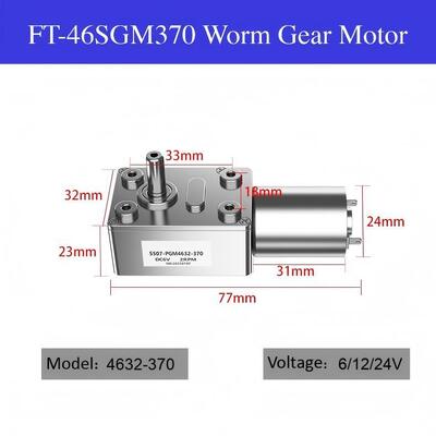 İyi bir fiyat. FT-46SGM370 Akıllı kedi çöp kutusu için yüksek tork sessiz işletim özelleştirilebilir hız solucan dişli motoru çevrimiçi